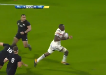 Vidéo: L’incroyable course de Sekou Macalou contre les All-Blacks !