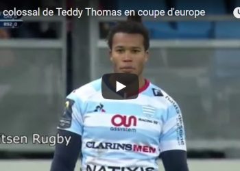 Vidéo: L’énorme raté de Teddy Thomas dans l’embut du Castres Olympique !
