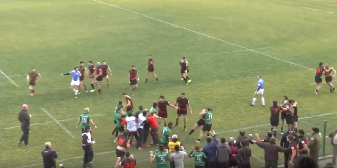 (Vidéo) Grosse générale entre deux équipes Géorgiennes !