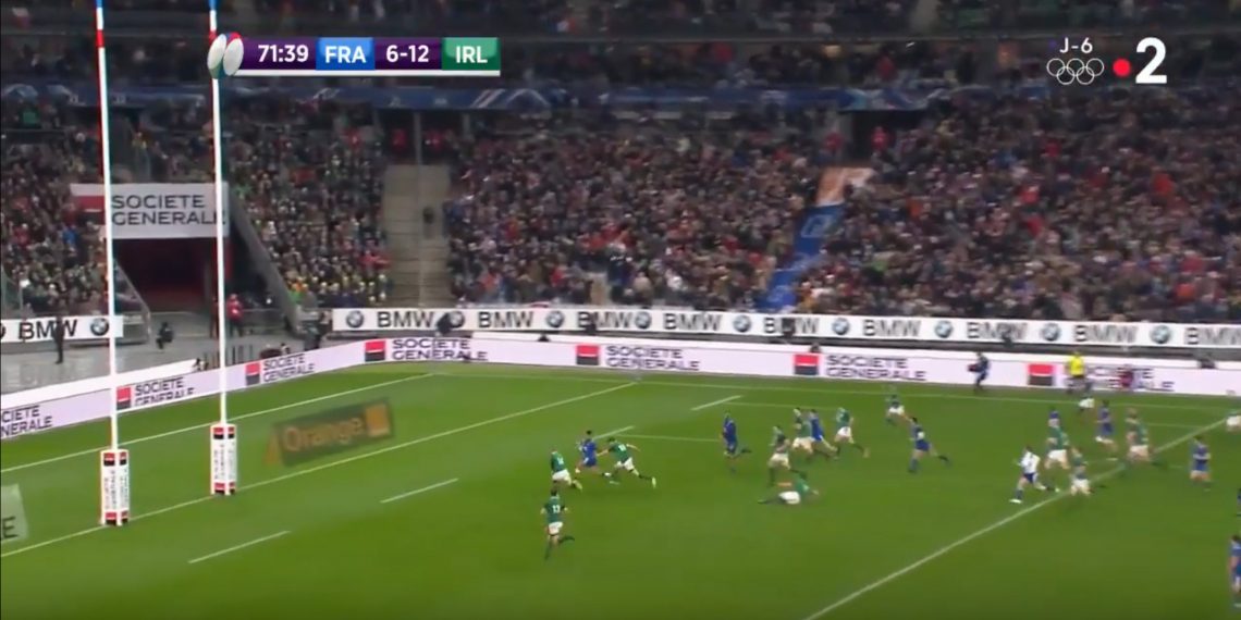 (Vidéo) Le superbe essai de Teddy Thomas face à l’Irlande !