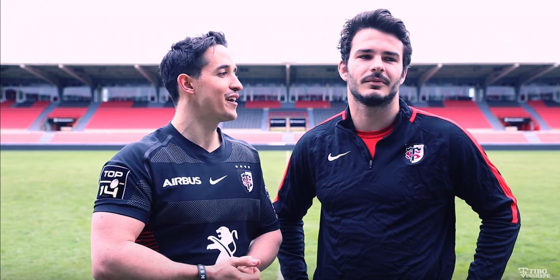 Le Youtubeur et Bodybuilder Tibo InShape se teste au rugby au Stade Toulousain !