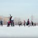 (Vidéo) Un entraînement de rugby en Sibérie par -15°C