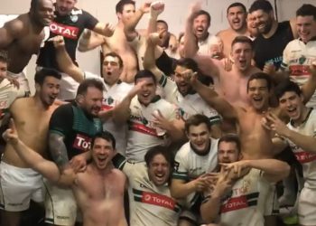 (Vidéo) Le vestiaire de Pau en feu après la victoire à Castres !