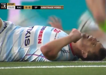 Vidéo: Le violent raffut de Zhvania sur Dan Carter !