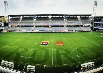 L’hommage très particulier de la pelouse de Michelin à Aurélien Rougerie !