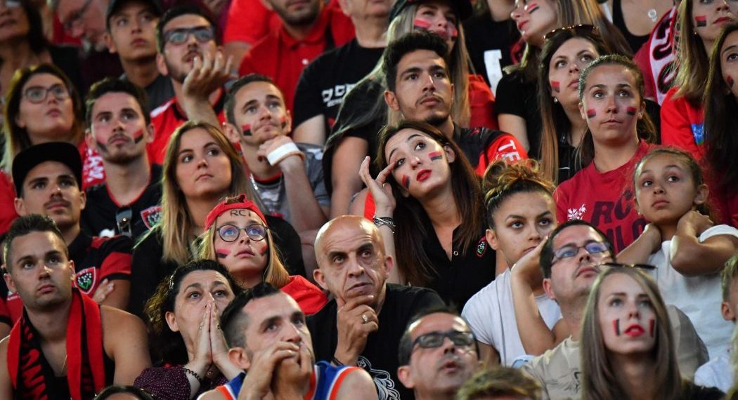 Les supporters Toulonnais sous le choc