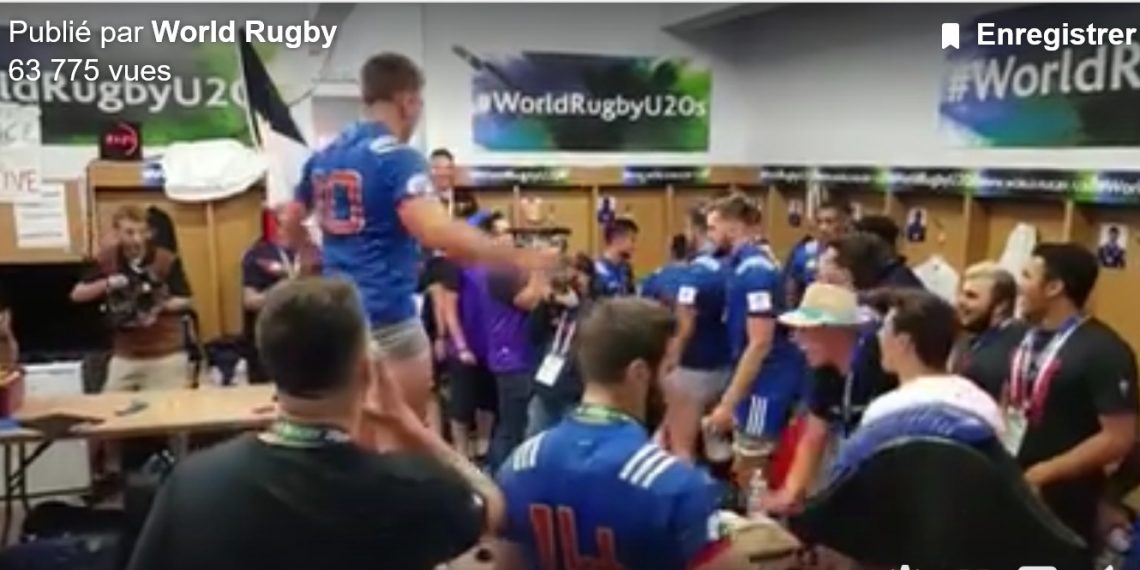 Vidéo Insolite : U20 – Louis Carbonel lance un Pilou-Pilou dans le vestiaire !