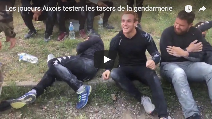 La gendarmerie nationale tase des joueurs de Provence Rugby !