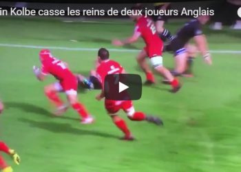 Vidéo: Cheslin Kolbe casse les reins de deux joueurs Anglais