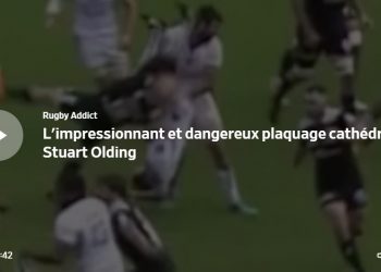 Vidéo: Le plaquage extrêmement dangereux d’un Briviste contre Angoulême