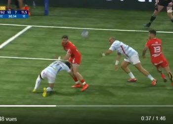VIDÉO : L’essai totalement dingue du Stade-Toulousain contre le Racing 92 !