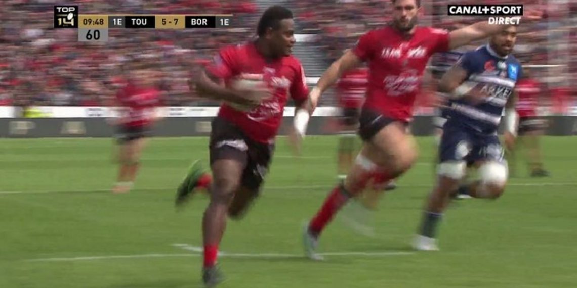 La très belle action du RCT conclue par Filipo Nakosi