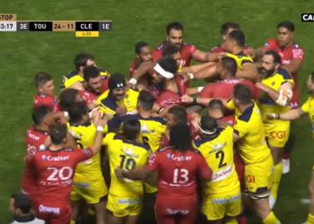 VIDEO – La grosse baston générale entre Toulon et Clermont !