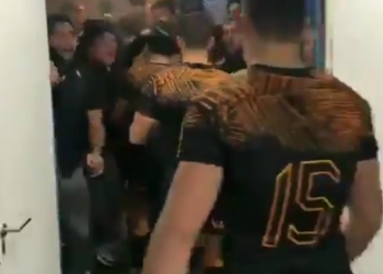 VIDEO – Super Rugby : la folle sortie du vestiaire des Jaguares argentins !