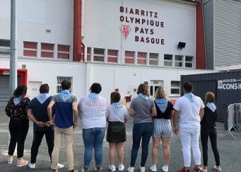 Une dizaine de supporters Bayonnais chambre rudement le Biarritz Olympique
