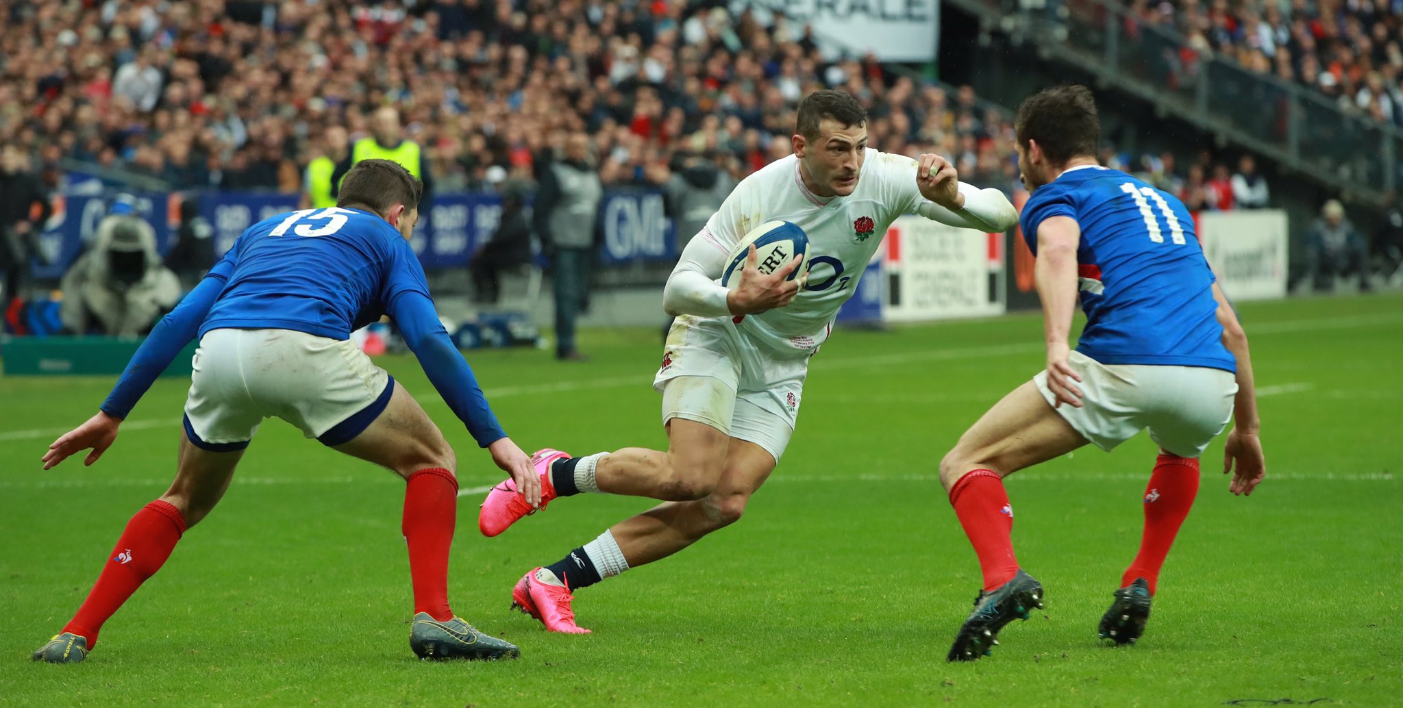 VIDÉO : Jonny May terrasse la défense Française et inscrit deux incroyables essais !