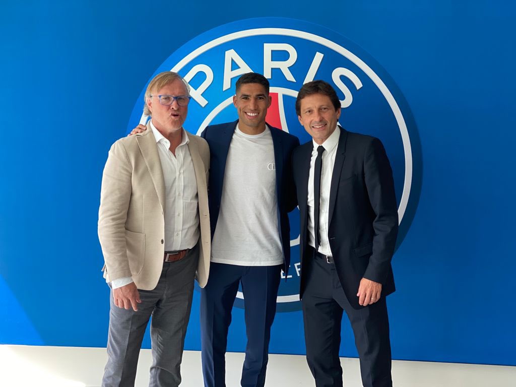 Mercato – Une première image de Hakimi au PSG a été publiée