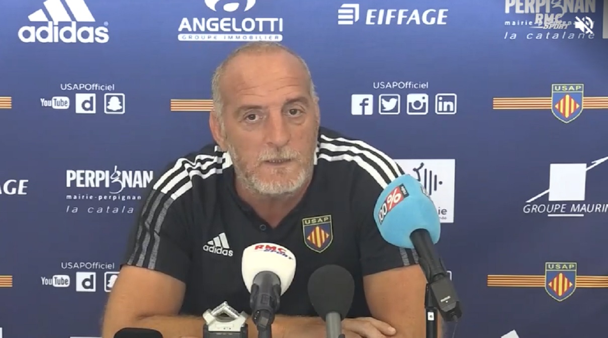 Le gros coup de pression du manager de l’USAP à ses joueurs