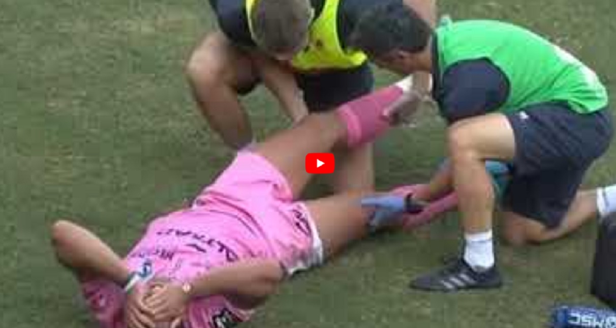 VIDEO : Retour sur la blessure contractée par Arthur Vincent !