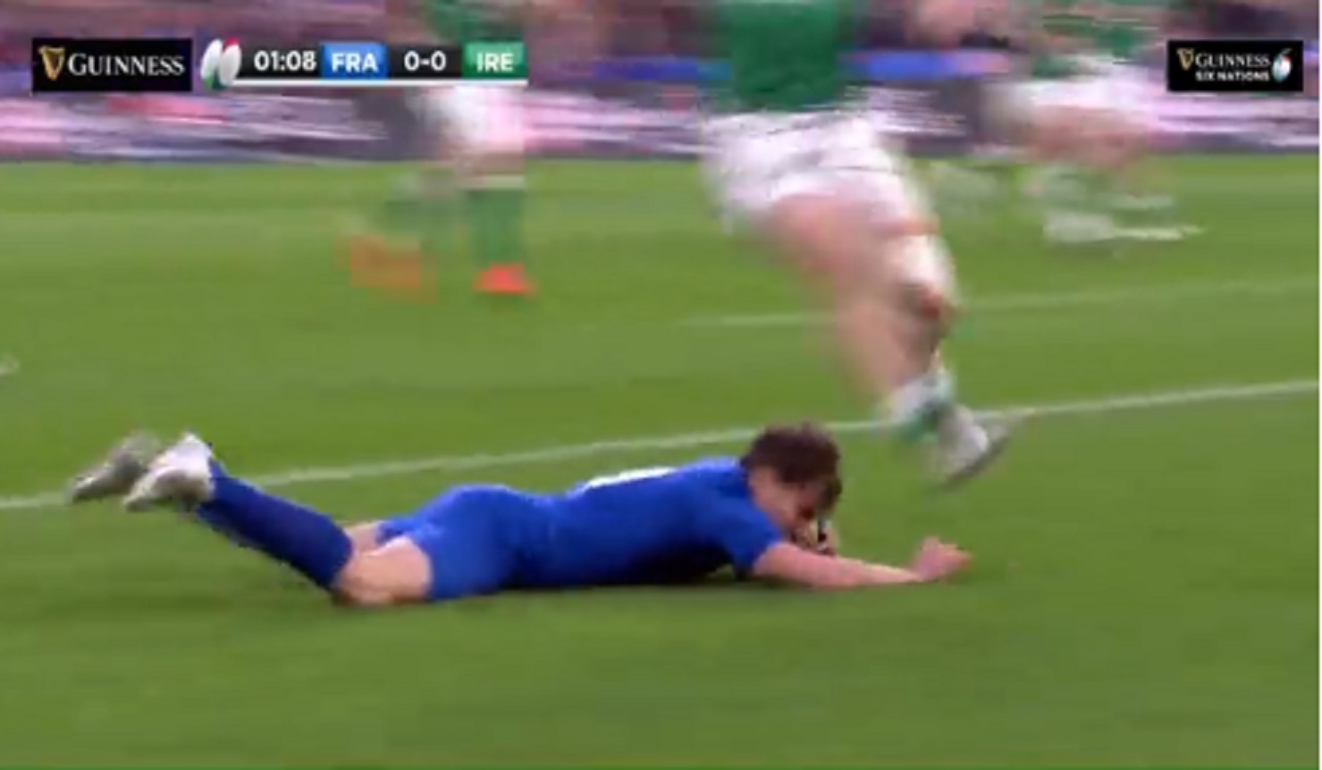 VIDEO : L’essai d’Antoine Dupont contre l’Irlande après 1 minute de jeu !