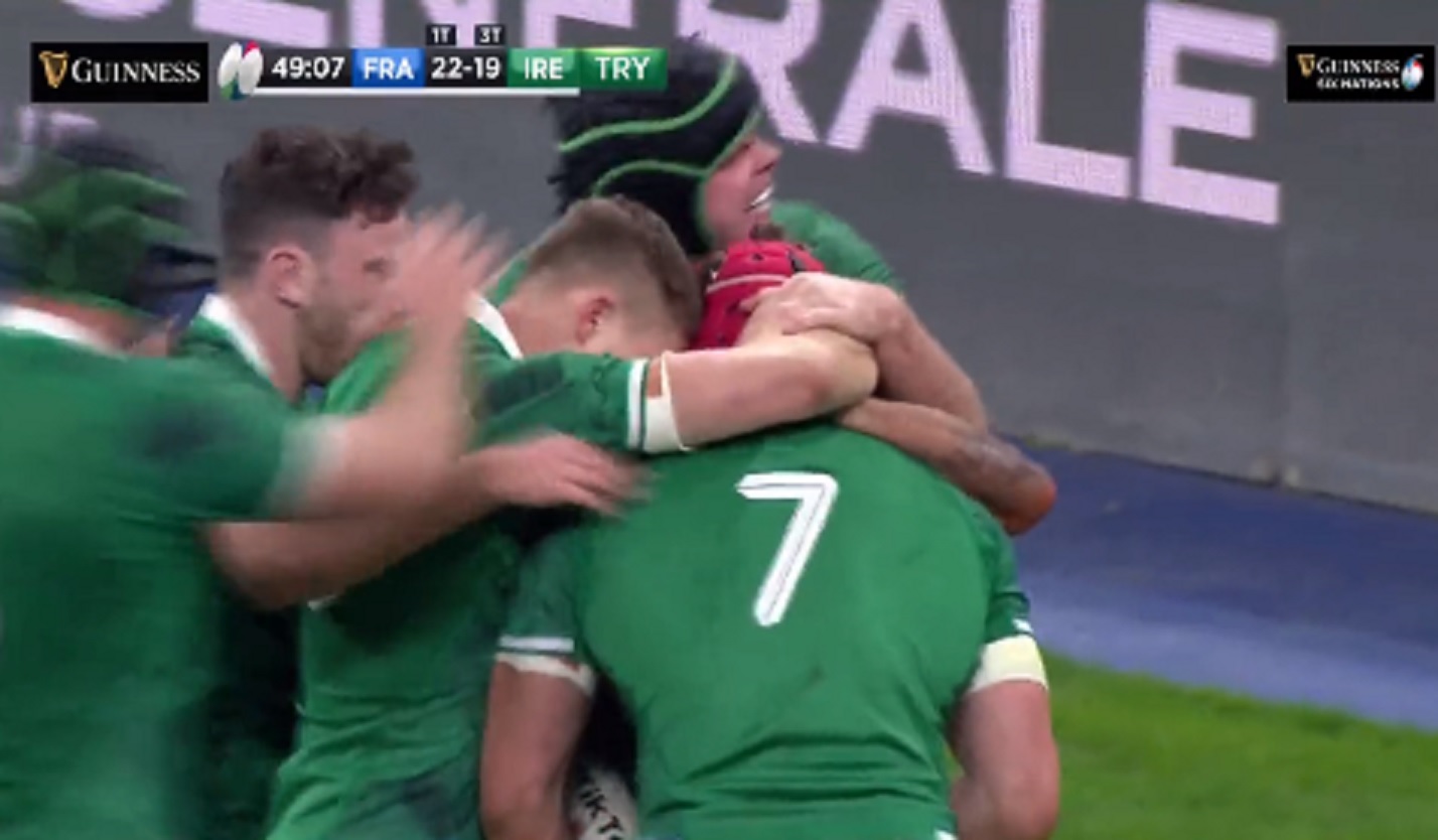 VIDEOS : L’Irlande marque deux essais coup sur coup contre le XV de France !
