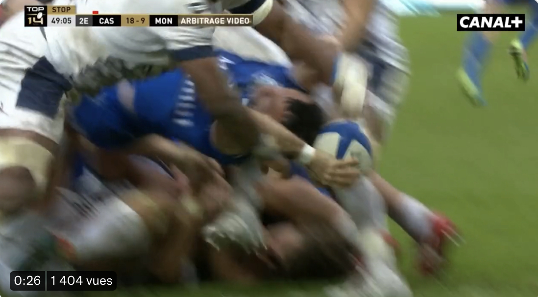 VIDÉO : L’improbable essai de Combezou contre Montpellier !