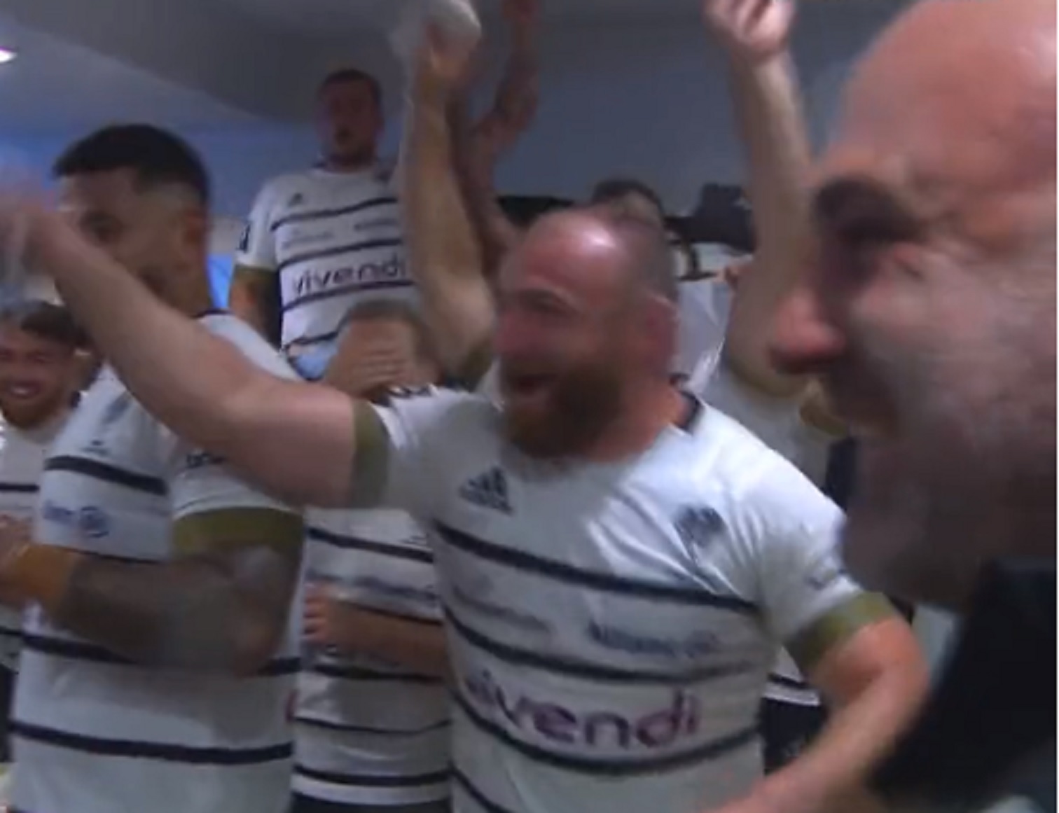 VIDEO : La grande joie du vestiaire Briviste qui se maintien en Top 14 !